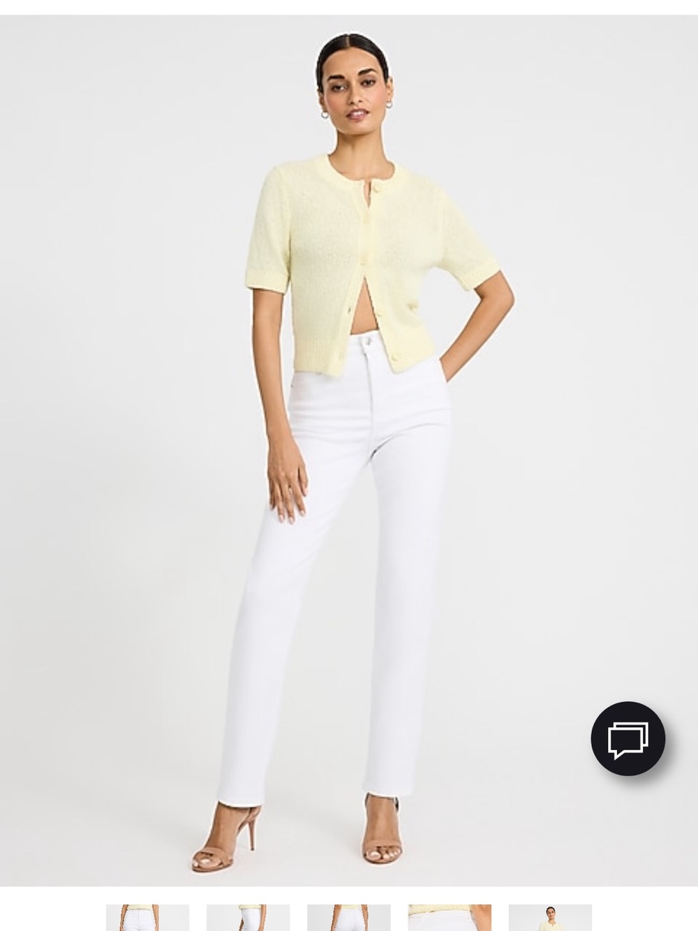 NWT Express White Women’s Super High Rise Slim Jeans